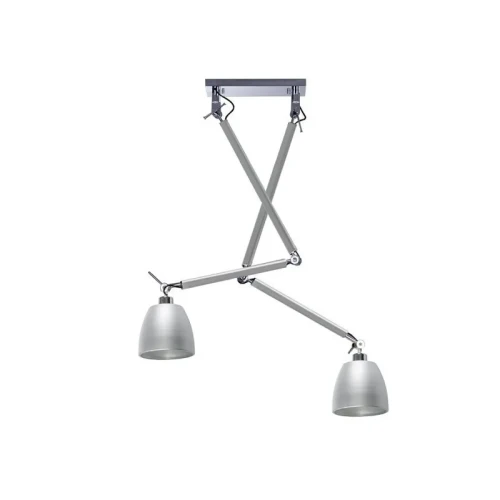 Lampa sufitowa wisząca ZYTA 2 S ALU/ALU AZ2301 + AZ2593 – Lampy Azzardo