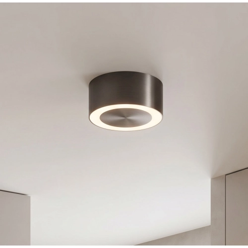 Lampa sufitowa aluminiowa tytanowa LED 8W AZ7155 z serii MALI - Azzardo