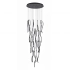 FLOW 41 PENDANT 3-STEP DIMM 3000K BK - Azzardo AZ6819
