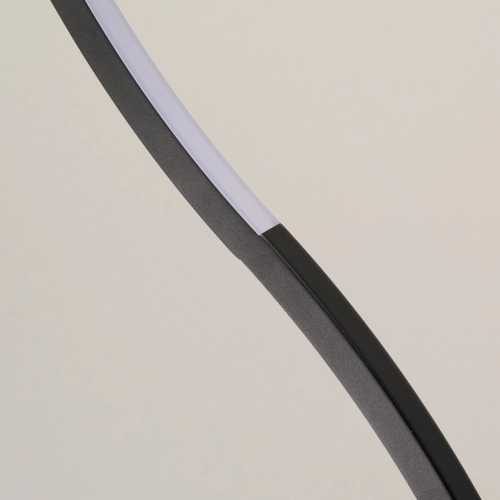 Lampa wisząca aluminiowa czarna 80cm LED AZ6819 z serii FLOW - Azzardo