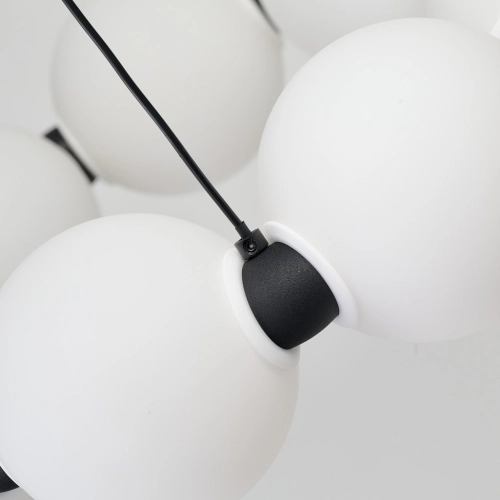 Lampa wisząca aluminiowa czarno-biała 9-punktowa AZ6894 z serii PERLA - Azzardo