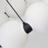 Lampa wisząca aluminiowa czarno-biała 9-punktowa AZ6894 z serii PERLA - Azzardo