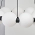 Lampa wisząca aluminiowa czarno-biała 9-punktowa AZ6894 z serii PERLA - Azzardo