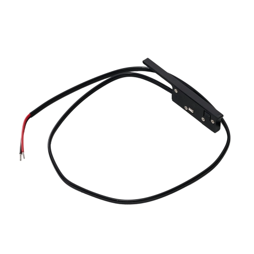 Końcówka zasilająca magnetyczna czarna z tworzywa AZ6987 z serii DELTA TRACK MAGNETIC SUPER SLIM - Azzardo