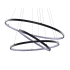 Lampa wisząca metalowa czarna okrągła 3-pierścieniowa AZ2920 z serii RING WHEEL - Azzardo