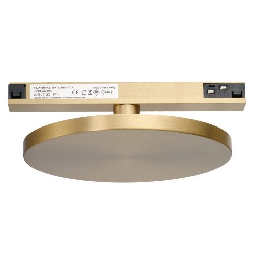 Reflektor szynowy magnetyczny złoty LED 8W CCT AZ7187 z serii CORA TRACK MAGNETIC - Azzardo
