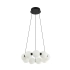 Lampa wisząca aluminiowa czarno-biała 9-punktowa AZ6894 z serii PERLA - Azzardo