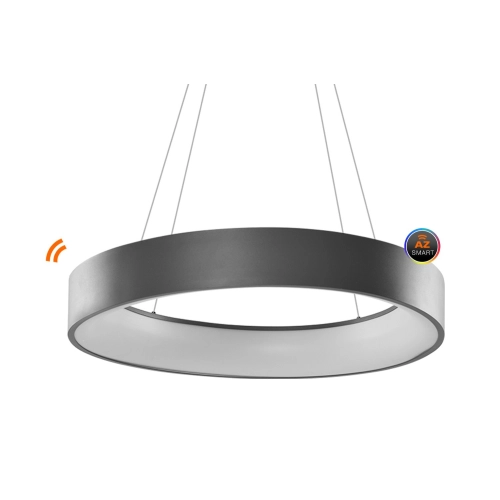 Lampa wisząca LED grafitowa okrągła 110cm AZ3977 z serii RING - Azzardo