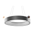 Lampa wisząca LED grafitowa okrągła 110cm AZ3977 z serii RING - Azzardo