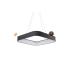 Lampa wisząca metalowa grafitowa okrągła 80cm AZ3986 z serii SOLVENT - Azzardo