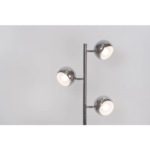 Lampa podłogowa metalowa chromowana 3-punktowa AZ0024 z serii TRINTON - Azzardo