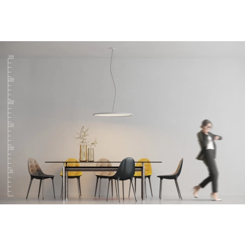 Lampa wisząca biurowa biała metalowa 82cm AZ1271 z serii SNELLO - Azzardo