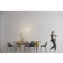 Lampa wisząca szklana biała 40cm AZ1328 z serii WHITE BALL - Azzardo