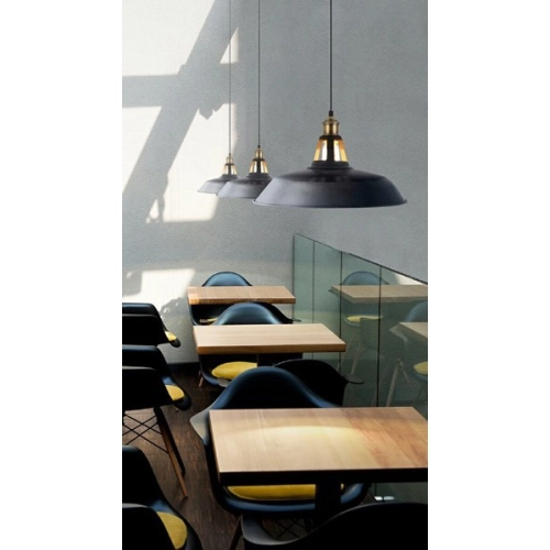 Lampa wisząca loftowa czarna metalowa 31cm AZ1351 z serii NEW AXEL - Azzardo