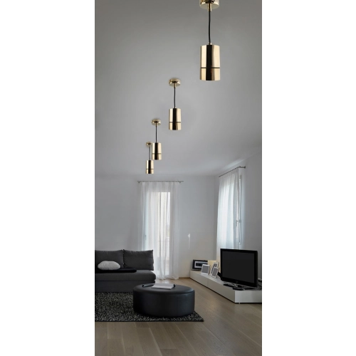 Lampa wisząca metalowa złota regulowana AZ1625 z serii RAFFAEL - Azzardo