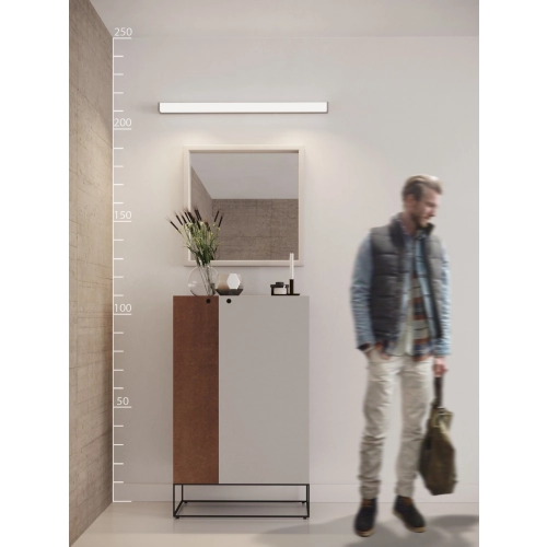 Kinkiet łazienkowy nad lustro chromowany 90cm AZ2089 z serii PETER - Azzardo