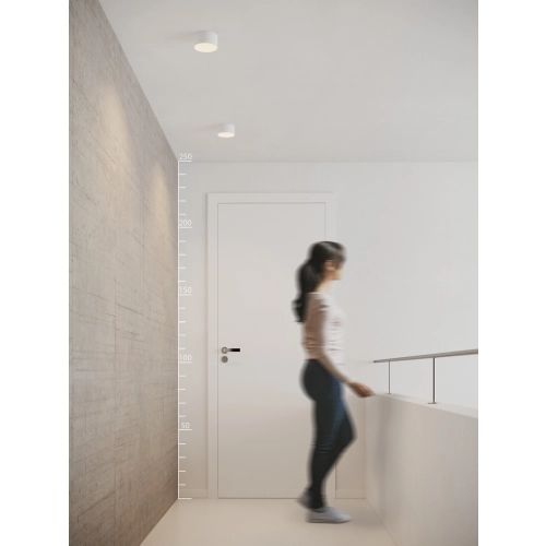 Plafon LED metalowy czarny okrągły 12cm AZ2259 z serii MONZA - Azzardo