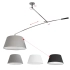 Lampa sufitowa na wysięgniku chromowana regulowana AZ2288 z serii BARCELONA - Azzardo
