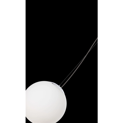 Lampa wisząca szklana biała 25cm AZ2515 z serii WHITE BALL - Azzardo