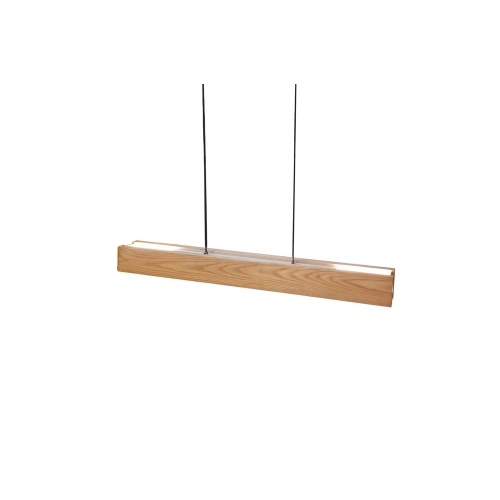 Lampa wisząca drewniana brązowo-czarna 120cm AZ2700 z serii LARIA - Azzardo