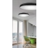 Plafon LED czarny metalowy okrągły 55cm AZ2744 z serii CORTONA - Azzardo