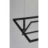 Lampa wisząca czarna metalowa 120cm AZ2849 z serii VIENA - Azzardo