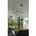 Lampa wisząca metalowa czarna 130cm AZ2914 z serii RING METRIC - Azzardo