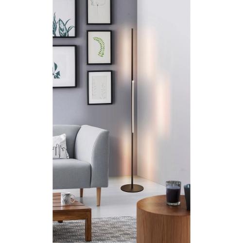 Lampa podłogowa metalowa czarno-biała AZ3205 z serii Teta - Azzardo