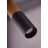 Lampa wisząca drewniana brązowo-czarna AZ3339 z serii Izolda - Azzardo
