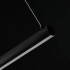Lampa wisząca metalowa czarna dymiona 80cm AZ3351 z serii Sandra - Azzardo