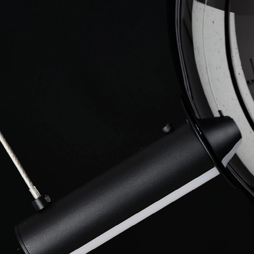 Lampa wisząca metalowa czarna dymiona 80cm AZ3351 z serii Sandra - Azzardo