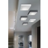 Plafon LED kwadratowy czarno-biały 17cm AZ3684 z serii MONZA II - Azzardo