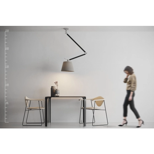 Lampa wisząca loft metalowa czarno-złota AZ4189 z serii Zyta - Azzardo