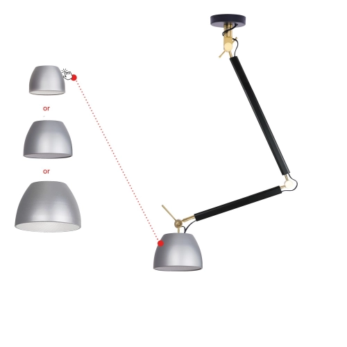Lampa wisząca loft metalowa czarno-złota AZ4189 z serii Zyta - Azzardo