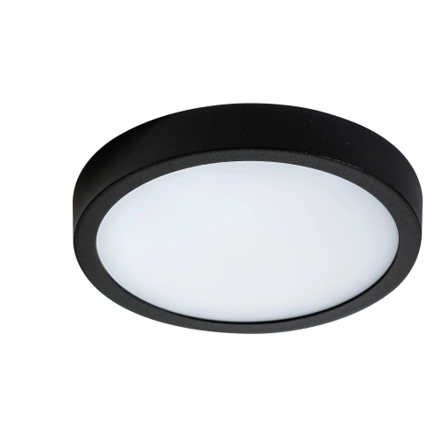 Plafon LED czarny metalowy okrągły 18cm AZ4235 z serii Malta - Azzardo