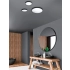 Plafon LED czarny metalowy okrągły 23cm AZ4240 z serii Malta - Azzardo