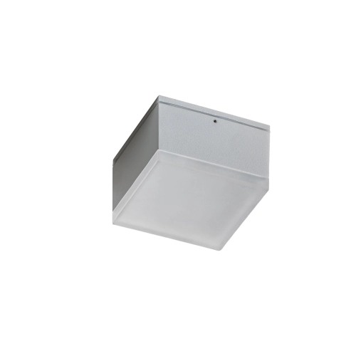 Plafon kwadratowy biały metalowy IP54 AZ4337 z serii Apulia - Azzardo