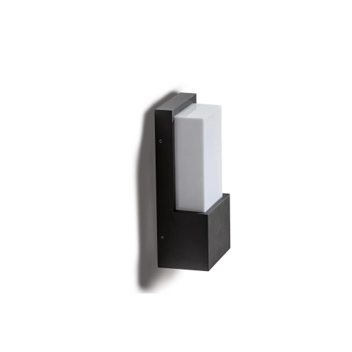 Kinkiet zewnętrzny metalowy szaro-biały 12cm AZ4347 z serii Arida - Azzardo