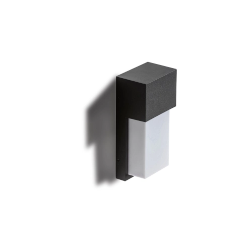 Kinkiet zewnętrzny metalowy szaro-biały 12cm AZ4347 z serii Arida - Azzardo