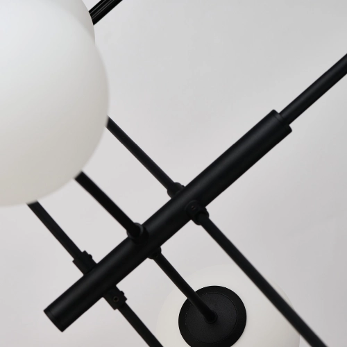 Lampa wisząca metalowa czarna 6-punktowa AZ4420 z serii Oviedo - Azzardo