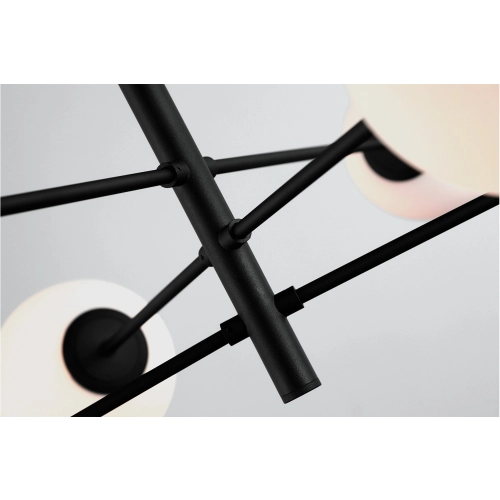 Lampa wisząca metalowa czarna 8-punktowa AZ4422 z serii Oviedo - Azzardo