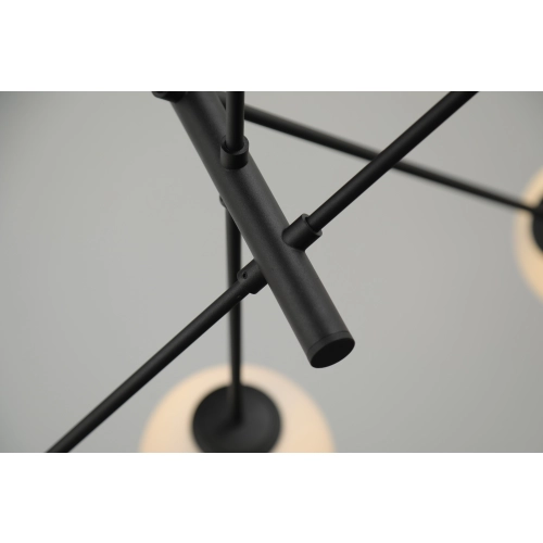 Lampa wisząca metalowa czarna 8-punktowa AZ4422 z serii Oviedo - Azzardo