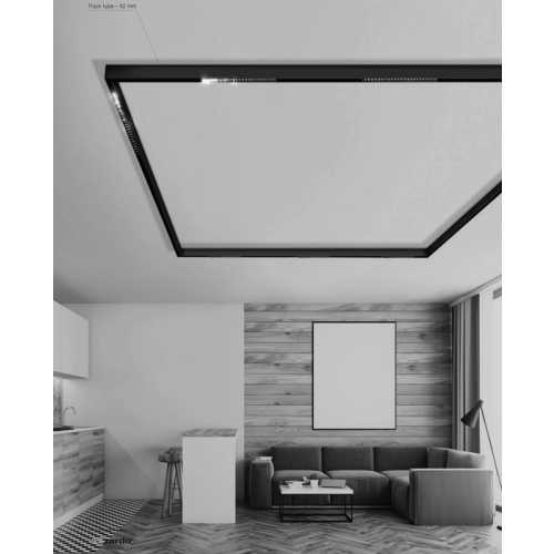 Reflektor szynowy magnetyczny czarny LED 12W 4000K AZ4597 z serii Kira - Azzardo