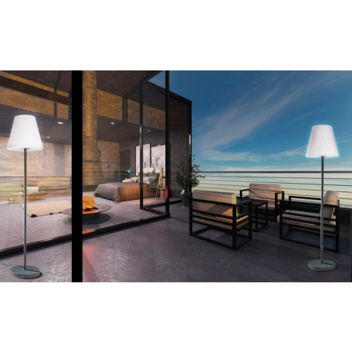 Lampa podłogowa biała metalowa 150cm AZ4663 z serii Havana - Azzardo
