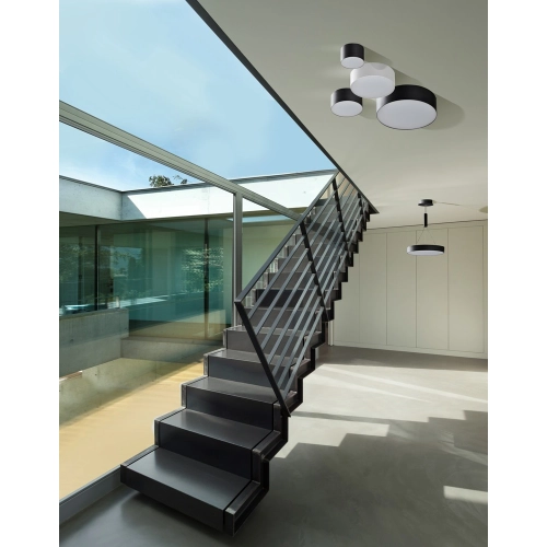 Plafon LED biały okrągły 30cm z pilotem AZ4760 z serii MONZA - Azzardo