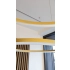 Lampa wisząca złota metalowa 3-okręgowa LED AZ4976 z serii RING HALO - Azzardo