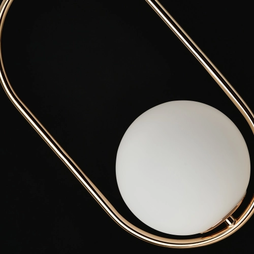 Lampa wisząca szklana kula złoto-biała 20cm AZ4981 z serii COCO - Azzardo