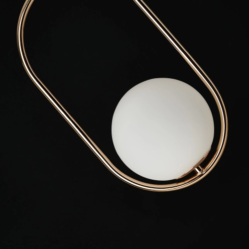 Lampa wisząca szklana kula złoto-biała 20cm AZ4981 z serii COCO - Azzardo