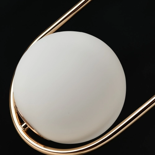 Lampa wisząca szklana kula złoto-biała 20cm AZ4981 z serii COCO - Azzardo