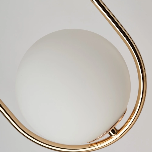 Lampa wisząca szklana kula złoto-biała 20cm AZ4981 z serii COCO - Azzardo